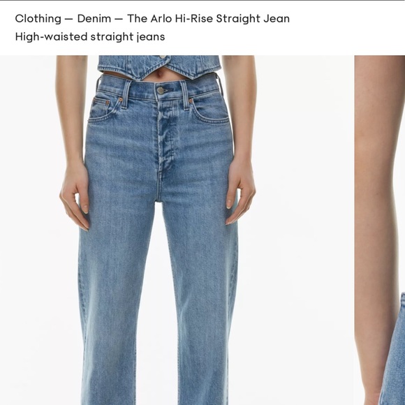 ARITZIA Denim Forum Jeans - Picture 8 of 8